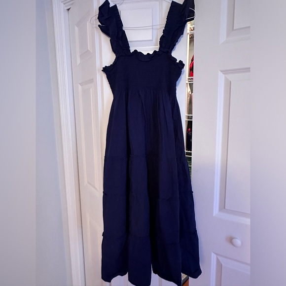 Hill House Ellie Nap Dress in Navy blue - Picture 2 of 2